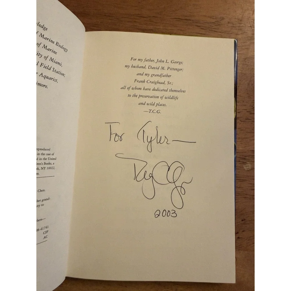 Swimming With Sharks by Twig C. George First Edition HC Book 1999 Signed